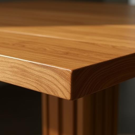 Custom oak dining table